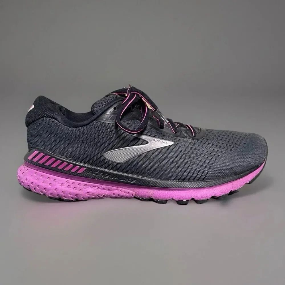Brooks Adrenaline GTS 20 1202961B062 Women's Black/Fuchsia Sneakers Size 10.5B